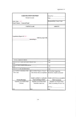 TUPAD Liquidation Report Guidelines | PDF | Market (Economics) | Trade