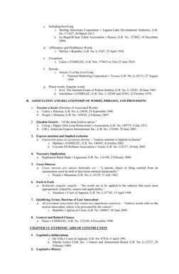 Characteristics of Statutory Construction | PDF | Statutory ...