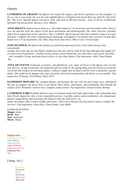 Six Script Six The Musical Full Script | PDF | Anne Boleyn