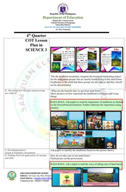 Grade 3 Annotated Science Lesson Plan | PDF | Learning | Teachers