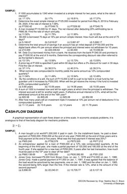 Engineering Economics Formulas Guide | PDF | Interest | Depreciation