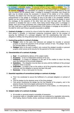 Law on Pledge and Mortgages Explained | PDF | Mortgage Law | Foreclosure