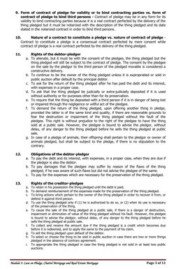 Law on Pledge and Mortgages Explained | PDF | Mortgage Law | Foreclosure