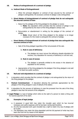 Law on Pledge and Mortgages Explained | PDF | Mortgage Law | Foreclosure