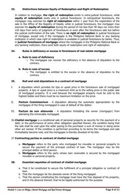 Law on Pledge and Mortgages Explained | PDF | Mortgage Law | Foreclosure