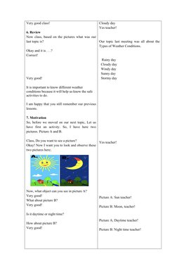 Day and Night Sky Objects Lesson Plan | PDF | Sky | Night