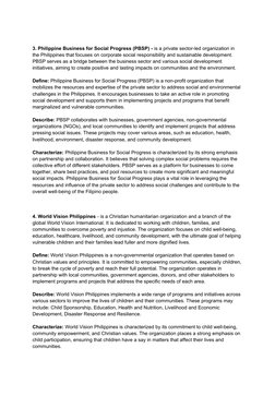 NGOs in the Philippines: Key Examples | PDF | Asian Development Bank ...