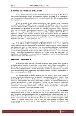 History of Forensic Ballistics | PDF | Handgun | Revolver