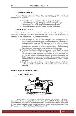 History of Forensic Ballistics | PDF | Handgun | Revolver