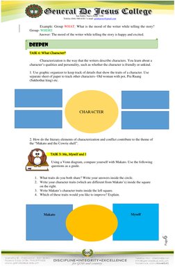 San Isidro, Nueva Ecija  3106 
Telefax (044) 940-6181 / e-mail: gendejesus@gmail.com 
Page6 
 
Example: Group WHAT: Wha