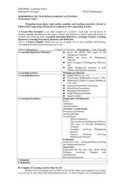 Demonstration Teaching Guide for Interns | PDF | Learning | Curriculum