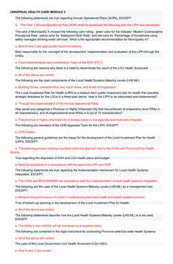 UHC Module 3: Local Health Systems Overview | PDF | Health System ...