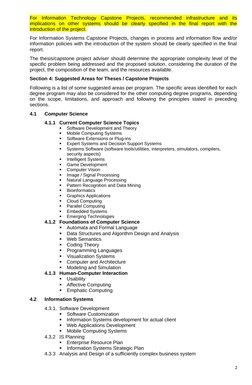 Capstone Project Guidelines for Computing | PDF | Software | Information