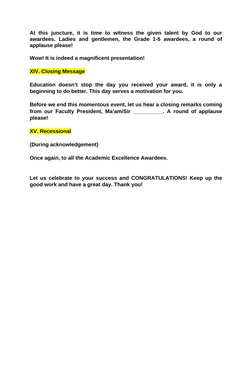 2025 Moving Up & Recognition Ceremony | PDF