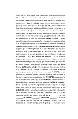 (mes) del año (año), habiéndose inscrito bajo el número (número) del
Libro de Nacimientos del mismo año en la circunscripción