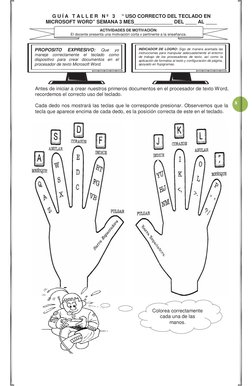 8 
Antes de iniciar a crear nuestros primeros documentos en el procesador de texto Word, 
recordemos el correcto uso del tecl