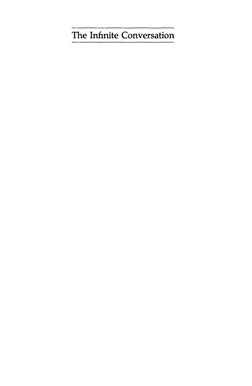 The Infinite Conversation
