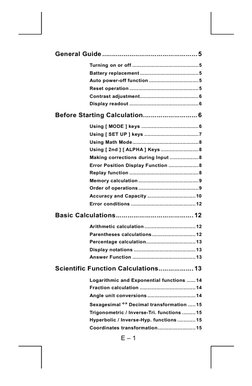 Abacus SX-II Matrixn Calculator Guide | PDF | Cursor (User Interface ...