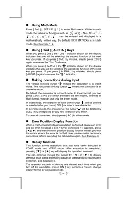 Abacus SX-II Matrixn Calculator Guide | PDF | Cursor (User Interface ...
