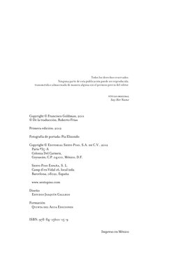 Todos los derechos reservados.
Ninguna parte de esta publicación puede ser reproducida,
transmitida o almacenada de manera al