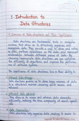 DSA Handwritten Notes in Java PDF | PDF