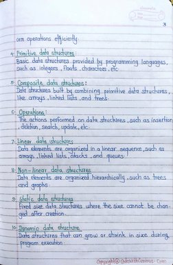 DSA Handwritten Notes in Java PDF | PDF