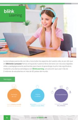 CATÁLOGO SECUNDARIA 2024
La tecnología avanza día con día y toca todos los aspectos de nuestra vida, es por ello que
en Edic