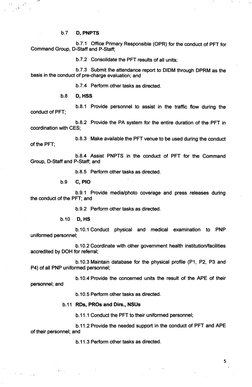 Pfn Check List.pdf PNP Guideline in PFT | PDF