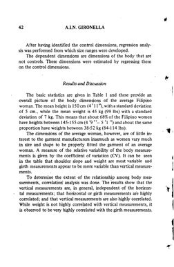 Anthropometric Data of Filipino Women | PDF | Anthropometry ...