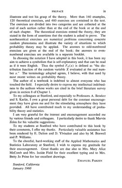 PREFACE 
ix 
illustrate and test his grasp of the theory. More than 160 examples, 
120 theoretical exercises, and 480 exercis