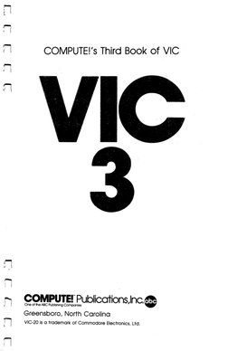 Third Book of VIC (1984) | PDF | Computer File | Computer Data Storage