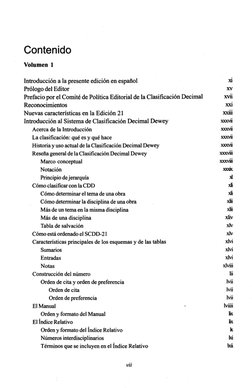 Contenido
Volumen 1
Introducción a la presente edición en español 
xi
Prólogo del Editor 
Xv
Prefacio por el Comité de Políti