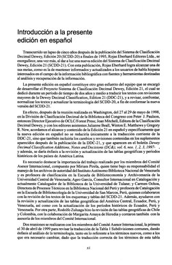 Introducción a la presente
edición en español
Transcurrido un lapso de cinco años después de la publicación del Sistema de Cl