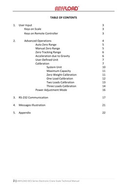 OCS Series Crane Scale Manual | PDF | Calibration | Computing