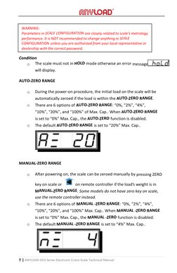 OCS Series Crane Scale Manual | PDF | Calibration | Computing