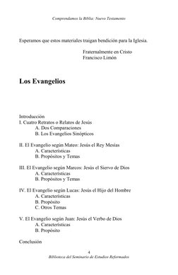 Comprendamos la Biblia: Nuevo Testamento
Esperamos que estos materiales traigan bendición para la Iglesia. 
Fraternalmente en