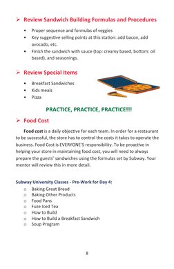Subway Training.pdf Subway Employee Training Manual 2024 | PDF | Breads | Sandwich
