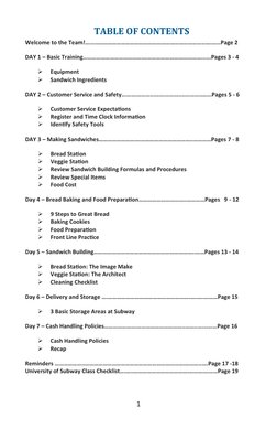 Subway Training.pdf Subway Employee Training Manual 2024 | PDF | Breads | Sandwich