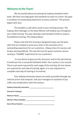Subway Training.pdf Subway Employee Training Manual 2024 | PDF | Breads | Sandwich