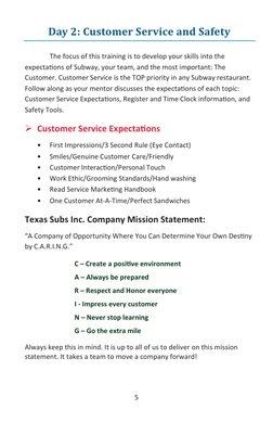 Subway Training.pdf Subway Employee Training Manual 2024 | PDF | Breads | Sandwich