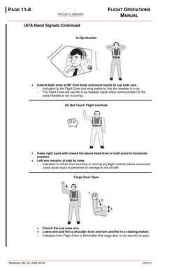 IATA Aircraft Marshalling Signals Guide | PDF | Aviation | Aircraft