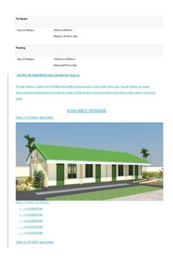 DepEd School Building Design Standards | PDF | Window | Door
