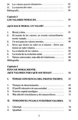10. 
Los valores poseen dinamismo. . . . . . . . . . . . . . . . . . . . 
35 
11. 
La materia del valor......................