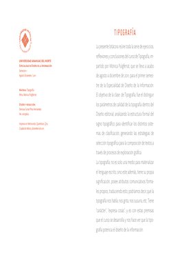 Universidad Anahuac del Norte
Especialidad en Diseño de la Información
Semestre 1
Agosto-Diciembre / 2011
Materia: Tipografía