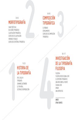 30-65
MORFOTIPOGRAFÍA
CARACTERÍSTICAS  
DEL DISEÑO TIPOGRÁFICO
CLASIFICACIÓN TIPOGRÁFICA
EJERCICIOS DE CLASIFICACIÓN
VARIABLE