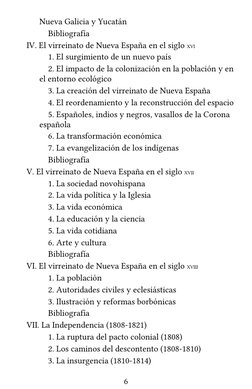 Nueva Galicia y Yucatán
Bibliografía
IV. El virreinato de Nueva España en el siglo XVI
1. El surgimiento de un nuevo país
2.