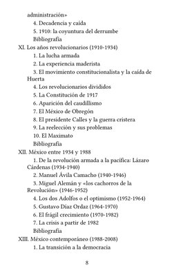 administración»
4. Decadencia y caída
5. 1910: la coyuntura del derrumbe
Bibliografía
XI. Los años revolucionarios (1910-1934