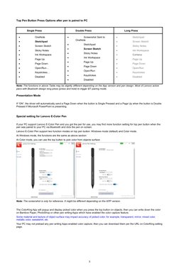 Pen Button Lenovo Pen Button Customization Guide | PDF | Screenshot | Windows 10
