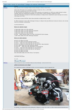 19/11/2020
¿Qué motor monta mi escarabajo? Códigos de motores Volkswagen
https://eskarabajolaguntalde.foroactivo.com/t83-que-