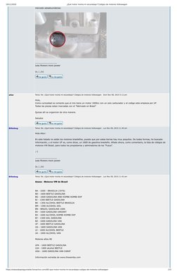 19/11/2020
¿Qué motor monta mi escarabajo? Códigos de motores Volkswagen
https://eskarabajolaguntalde.foroactivo.com/t83-que-